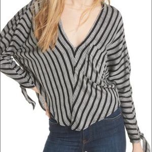 Morning Stripe Dolman Top (XS)